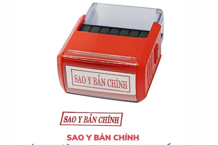 Dấu sao y bản chính / True copy mark