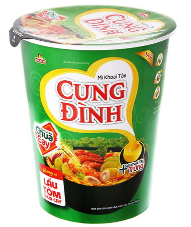 1 Thùng Mỳ tôm chua cay Cung Đình / Cung Dinh spicy and sour shrimp noodles