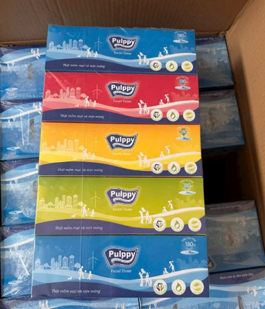 Giấy ăn Puply / Pulppy facial tissue