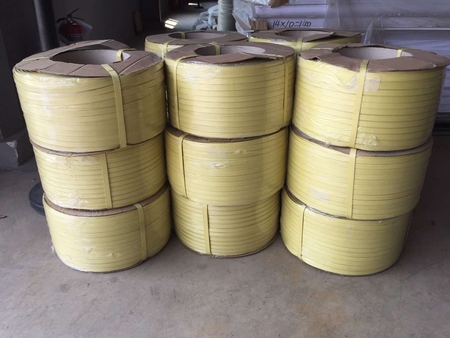 Dây đai PP vàng dày 1mm bản rộng 12mm