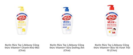 Nước rửa tay Lifebouy 500ml / Water clearn lifebouy 500ml