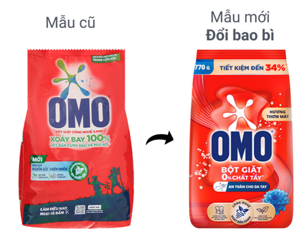 Xà phòng Omo 0,8Kg / OMO  0.8kg